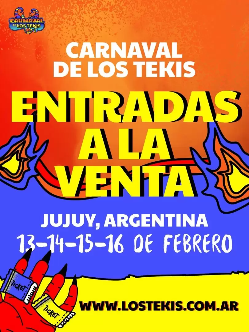 Asegurá tu lugar en el Carnaval de Los Tekis 2026: cuotas sin interés y abono promocional