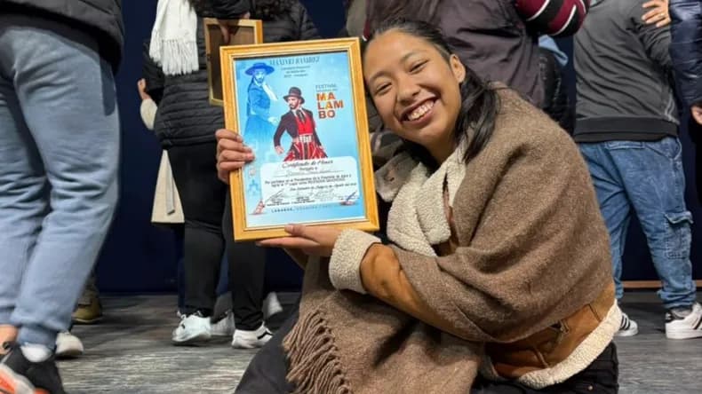 Paola Dionicio hizo vibrar a Jujuy en Laborde: subcampeona nacional de recitado gauchesco